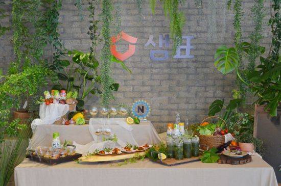 샘표 우리맛 연구 기자간담회 시식메뉴.