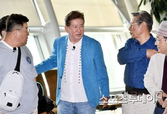 (왼쪽부터) 백일섭, 김용건, 박근형, 이순재/사진=스포츠투데이DB
