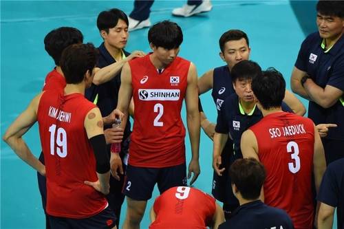 한국 대표팀 [국제배구연맹 홈페이지 캡처]
