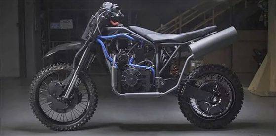 미국 국방부가 특수부대용으로 검토 중인 하이브리드 오토바이 '나이트메어'. [사진 LSA 오토노미]