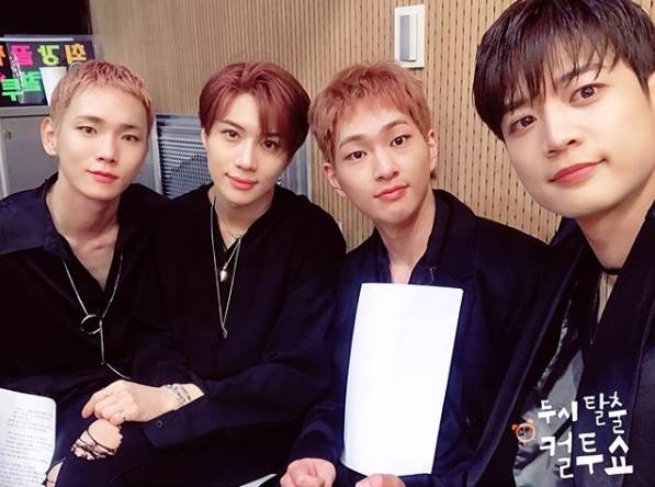왼쪽부터 키 태민 온유 민호