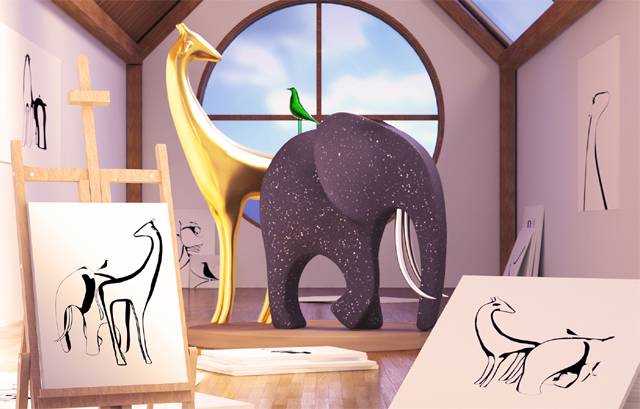 구글 딥마인드가 스스로 관찰한 2차원 장면들을 토대로 공간과 사물의 3차원 구조를 파악하고, 새로운 이미지로 생성하는 AI를 개발했다. 구글 딥마인드 제공