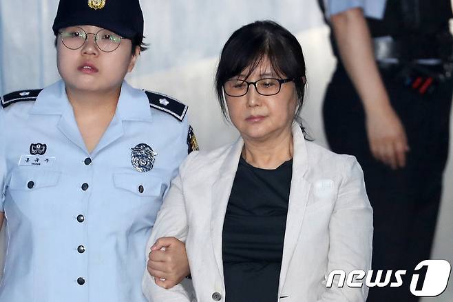 '비선실세' 최순실씨 © News1 민경석 기자