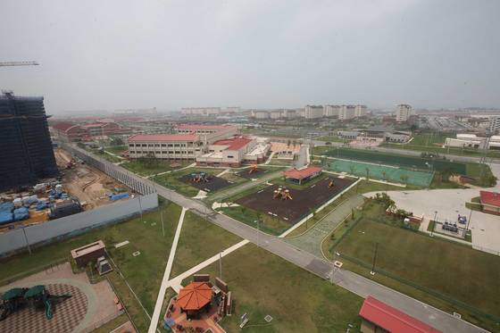 주한미군 사령부가 이전할 경기도 평택 캠프 험프리스의 모습. 오종택 기자