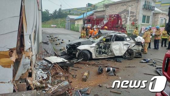 안성 교통사고 현장 모습. /사진=뉴스1