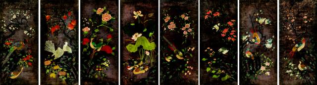 화조도 8점, 17~18세기 작 추정. /사진제공=갤러리현대