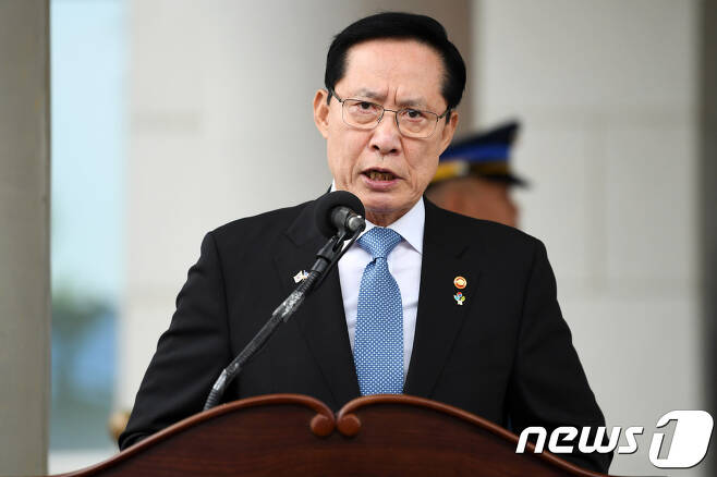 송영무 국방부 장관. © News1 사진공동취재단
