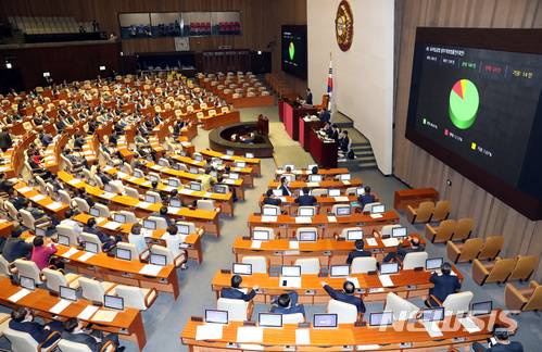 【서울=뉴시스】박영태 기자 = 여의도 국회 본회의장.  2018.05.28. since1999@newsis.com