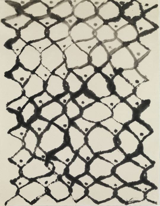 서세옥 ‘춤추는 사람들’ 1990년대, 닥지에 수묵, 164x126cm /사진제공=국립현대미술관