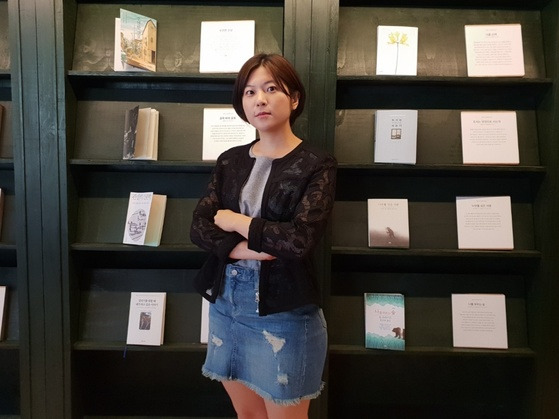 지난달 20일 신촌의 한 카페에서 중앙일보와 인터뷰를 한 은하선씨. 여성국 기자