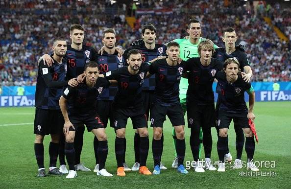 크로아티아 축구대표팀. 사진=게티이미지코리아
