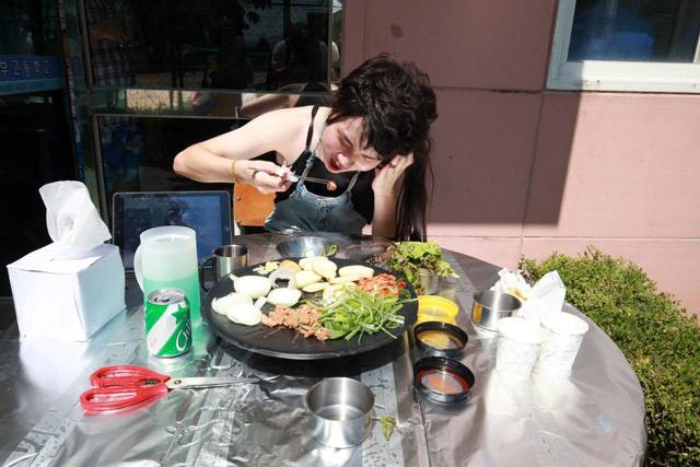 걸그룹 마마무의 화사를 따라 한 김승준 군