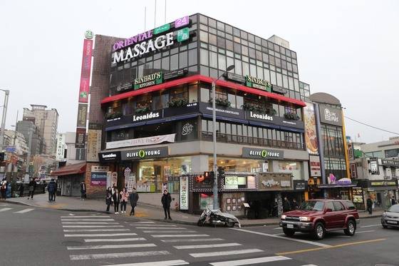 서울 용산구 이태원1동에 위치한 이태원 살인사건이 일어났던 건물. 신인섭 기자