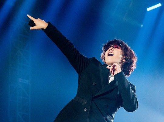 후카세는 감기에 걸려 컨디션이 안 좋은데도 끝까지 열창했다. / 사진제공=라이브네이션코리아(JOOYOUNG REY)