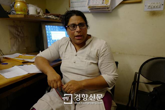 생존자 단체 ‘정보와 행동을 위한 보팔 모임’을 만든 상임활동가 라츠나 딩그라.