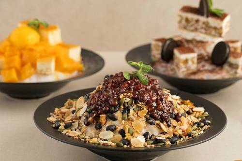 웰빙·티라미슈·망고 치즈케이크 빙수 노보텔 앰배서더 서울 강남 제공