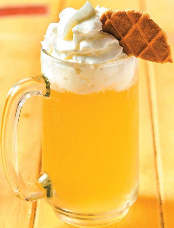 수제 맥주 위에 버터크림을 올린 ‘버터맥주’.