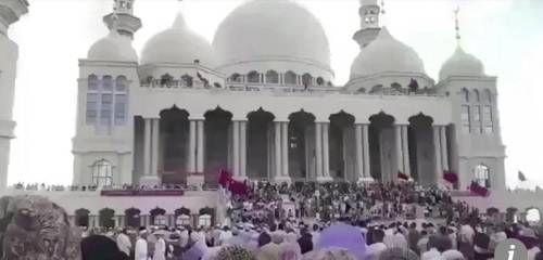 모스크 철거 시도에 항의하는 중국 이슬람교도 주민들 홍콩 사우스차이나모닝포스트(SCMP) 캡처