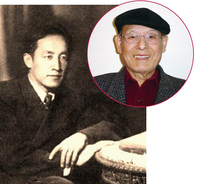 김순남 작곡가(왼쪽)와 김성태 작곡가 ⓒ연합뉴스​