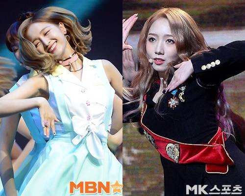 우주소녀 (좌)선의, (우)미기 로켓소녀 탈퇴 사진=DB, MK스포츠