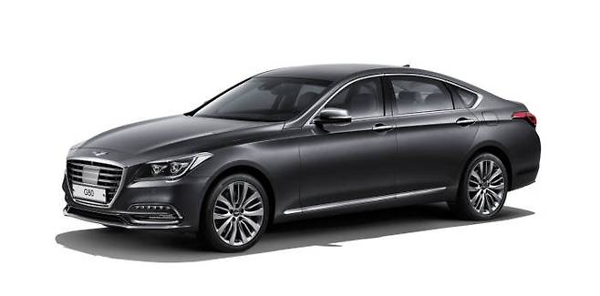 현재 시판 중인 제네시스 G80. 내년 하반기 신형 모델이 출시된다.