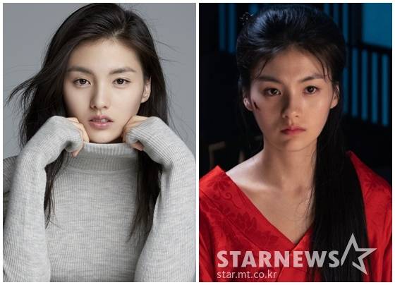 tvN 드라마 '미스터션샤인'에서 호타루(오른쪽/사진=tvN)를 연기중인 신인배우 김용지(사진=bh엔터테인먼트)