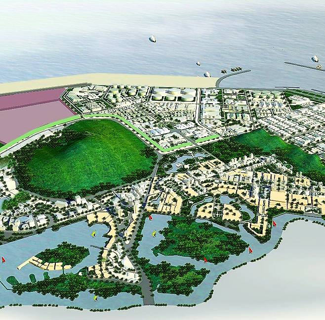 베트남 롱손 석유화학단지 조감도. /사진제공=포스코건설