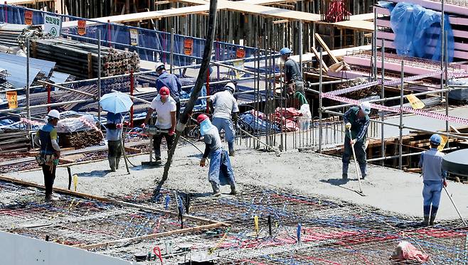 지방의 한 공공건설 공사현장. /사진=뉴스1 장수영 기자