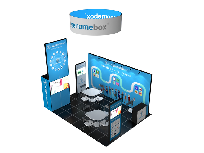 MWCA 내 마이지놈박스 부스/사진제공=마이지놈박스