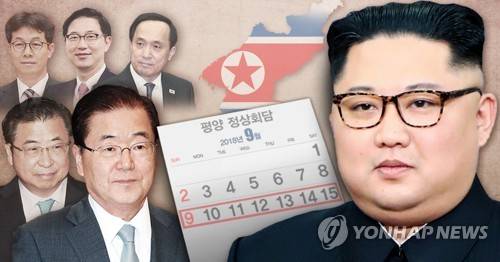 특사단, 평양정상회담 9월 셋째주 제안(PG) [이태호, 최자윤 제작] 사진합성·일러스트
