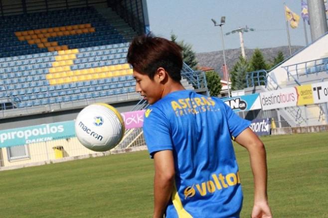 ▲ 장결희는 6개월여를 제외하곤 수비수로 활약한 적이 없다. 그리스에서도 공격수로 뛰었다. ⓒ아스테라스트리폴리스