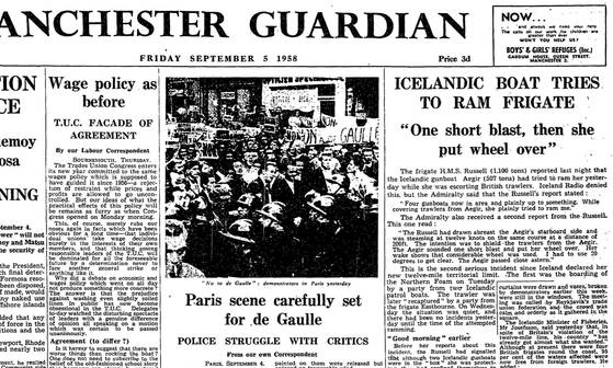 옛 가디언지 ‘맨체스터 가디언’이 보도했던 ‘대구 전쟁’. [가디언 캡처]