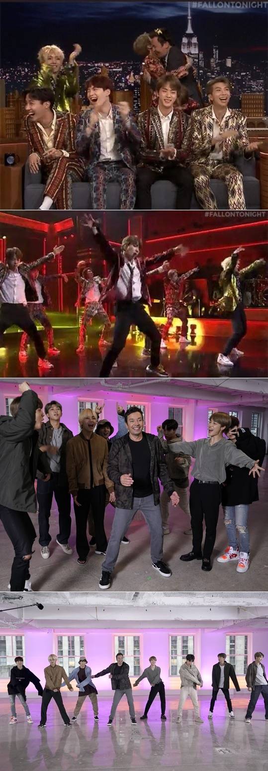 사진=미국 NBC ‘지미 팰런의 투나잇 쇼(The Tonight Show Starring Jimmy Fallon)’ 공식 트위터 사진, 영상 캡처