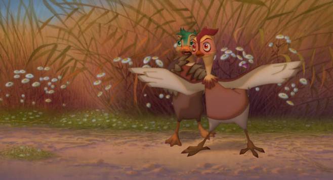 국산 3D 애니메이션의 대표 흥행작 마당을 나온 암탉은 기술력 이상의 원작 스토리텔링으로 성과를 거둔 작품으로 알려진다. (사진=롯데엔터테인먼트 제공)