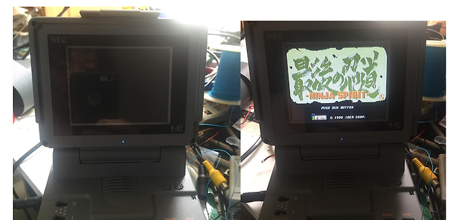 ‘PC엔진 LT‘를 액정개조