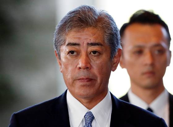 2일 방위상에 임명된 이와야 다케시 의원[로이터=연합뉴스]