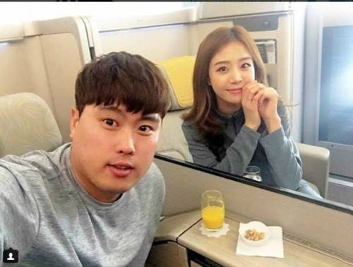 류현진(왼쪽)과 배지현 부부. 사진=배지현 인스타그램