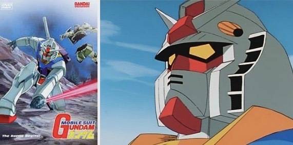 퍼스트(First) 건담이라 불리는 ‘기동전사 건담’ 애니메이션 캡처