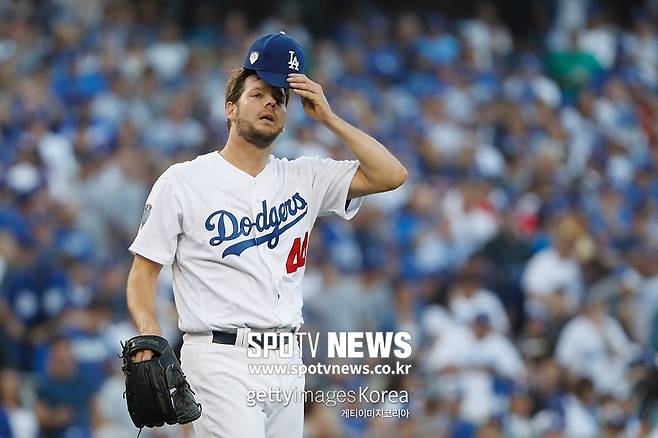 ▲ 다저스의 월드시리즈 4차전 선발투수 리치 힐.
