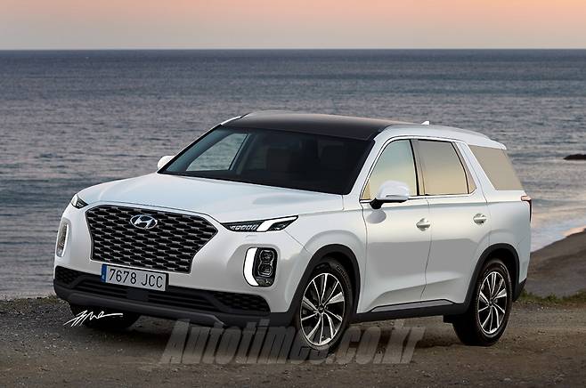 현대차 팰리세이드 예상도