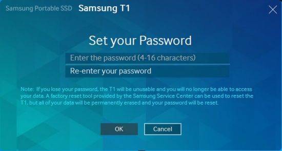 삼성전자 T1 포터블 SSD는 서비스센터에서 펌웨어를 업데이트해야 한다. (그림=씨넷)