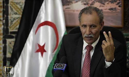 브라힘 갈리 사라위아랍민주공화국 지도자가 지난 2009년 10월 알제리 수도 알제에서 열린 기자회견에 참석해 발언을 하고 있다알제=EPA 연합뉴스 자료사진