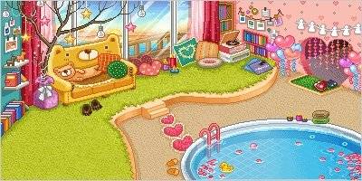 싸이월드에서 미니홈피를 꾸밀 수 있는 미니룸 배경. 2006년 2월 중앙일보에 실린 사진이다. [중앙포토]