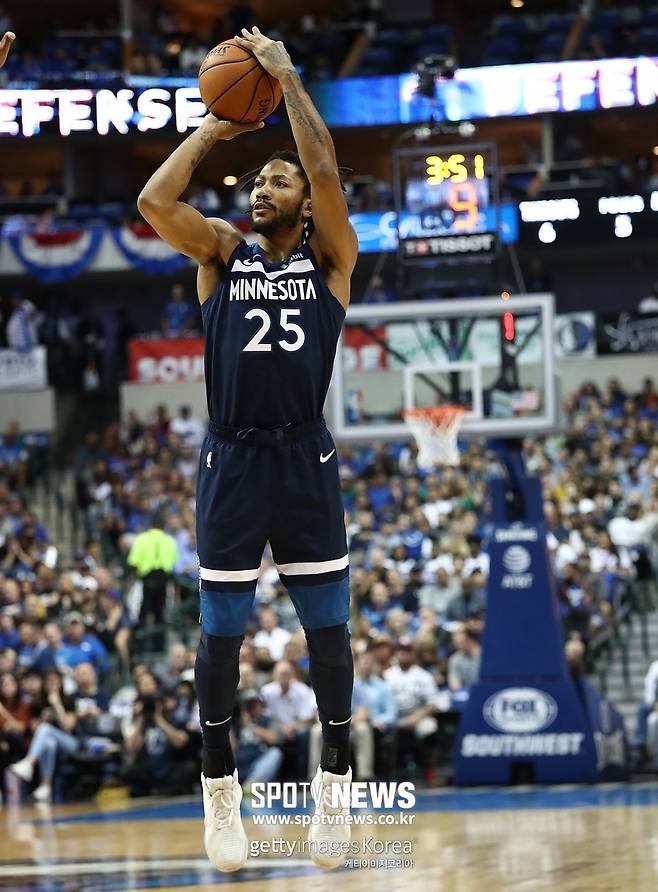 ▲ 데릭 로즈(미네소타 팀버울브스)