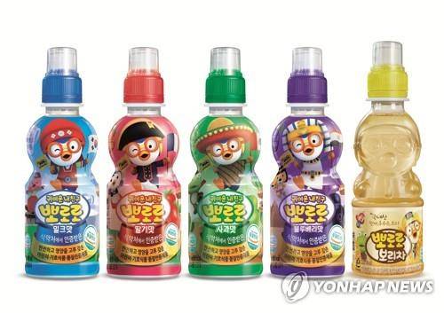 해외 누적 판매량 2억 병을 돌파한 어린이용 음료 '뽀로로' [팔도 제공]