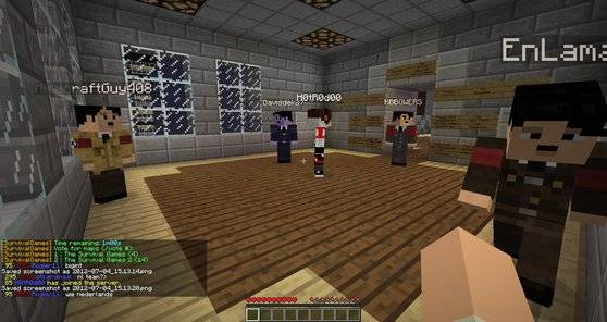 마인크래프트 이용자들이 나치 친위대 복장을 하고있다. [사진 Reddit]