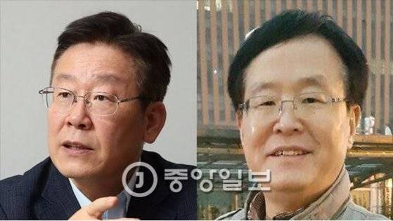 이재명 경기지사(사진 왼쪽)는 친형인 이재선씨(2017년 사망)의 정신병원 강제입원 시도 의혹 등으로 조사를 받고 있다 [중앙포토]
