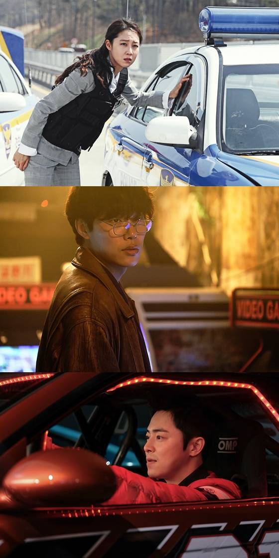 공효진 류준열 조정석의 영화 '뺑반'이 내년 1월 개봉을 확정했다. / 사진=영화 '뺑반' 스틸컷