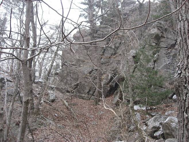 곰들은 바위틈을 동면굴로 애용한다.   | 국립공원관리공단 제공