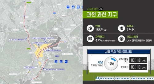 과천 과천지구 교통대책 [국토교통부 제공]